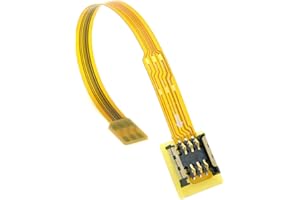 chenyang Micro-SIM-Karte auf Nano-SIM-Kit, Stecker auf Buchse, Verlängerung, weich, flach, FPC-Kabelverlängerung, 10 cm
