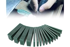 SALMUE 15 PCS 4/6/8/21/23mm Épaisseur Vert Sculpture Cire Morceau, Gravure De Bijoux Faire Outil Mold Cire Anneau Cire de Sculpture Solide Pour La Pratique De La Bijoux Anneau