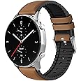 MoKo Cinturino di Ricambio Compatibile con Amazfit GTR 4/GTR 3 Pro/GTR 3/GTR 2/GTR 2e/GTR 47mm/Stratos 3/Stratos 2, 22mm in P