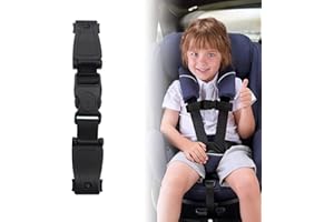 Clip Ceinture Siege Auto 1 Pièces Clip Securite Siege Auto Clip de Sangle Enfant Sécurité Voiture Chest Clip pour Pince de Poitrine Sièges Bébé Sièges Auto, Noir