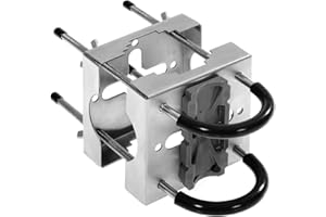 4happy Sonnenschirmhalter Balkongeländer SunnyEasy, Robuster Edelstahl Schirmhalterung Balkongeländer - Metallhalterung für Schirme bis zu 3,5m