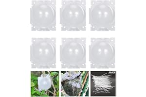 HAIZHINA Air layering pods, Reusable Plant Rooting Device Plant Rooting Grow Box High Pressure Propagation Ball Grafting Device Botany Root Controller Garden Plant Rooter Box (2S+2M+2L, Transparent)