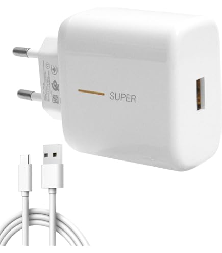 PH26 Super Pack caricatore + cavo per Oppo A78 5G Fast Charger Ultra-potente e veloce nuova generazione 3A con cavo di tipo C carica/trasferimento dati