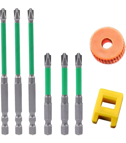 Punte Cacciavite Magnetiche Per Elettricisti - Set 6 Pezzi Per Viti A Croce - Foto 6