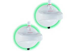 JUYLTOOL 2 Paquete Seguridad Agarraderas Baño con Ventosa, Agarrador Ducha Personas con Líneas Indicadoras de Seguridad, Agarraderas Baño para Mayores y Discapacitados, Máximo 250 Libra