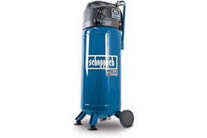 Scheppach HC51V 50L Air Compressor | 1500W Oil-Free 220L/min | Portable & Compact | Garage & Workshop | 10 Bar | Dual Quick-Connect