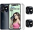 SCAUA (2+2 Pack) Compatible with Tecno Spark GO 2024 Screen Protector ＆ Camera Lens Protector, Anti Scratch 9H Hardness Protective Film Premium HD Clarity Tempered Glass Friendly