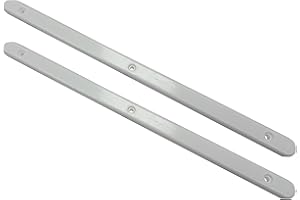 Merriway® BH07113 (10 pezzi) di guide per cassetti, in plastica, colore bianco, 310 mm x 16 mm x 6 mm, confezione da 10 pezzi