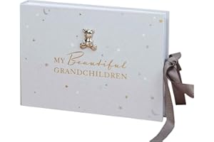 Widdle Celebrations Baby Brag Book Photo Album Gift - My Beautiful Grandchildren 0738