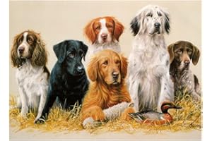 STOW GREEN Dogs Large Glass Worktop Protector 40X50Cm