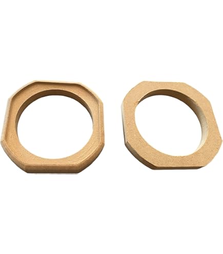 Set Di 4 Anelli MDF Per Altoparlanti Da 200 Mm - Con Incavo E Smusso, Perfetti Per Fai Da Te E Installazioni Audio - Foto 7