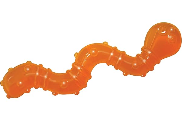 Petstages Jouet pour Chat Orkakat Wiggle Worm - Herbe à Chat/à mâcher - hygiène Dentaire