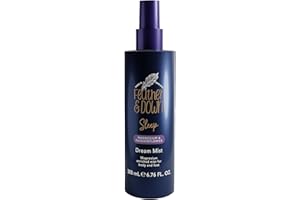 Feather & Down Magnesium and Passionflower Dream Mist (200ml) - Calming Sleep Aid, Soothing Body & Foot Mist Enriched with 5% Magnesium and Passionflower Extract, Relaxation Aromatherapy