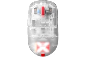Pulsar Gaming Gears Superclear Limited Edition: X2H Mini bezprzewodowa mysz do gier, symetryczna, ultralekka 1,83 uncji (52 g), PAW3395 26k DPI, przełącznik optyczny (Superclear)
