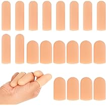 Lot De 10 Doigtiers En Gel Silicone – Protection Des Doigts, Eczéma, Ampoules, Jardinage – Réglables Et Confortables