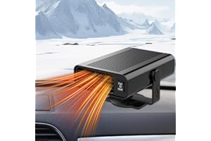 Mineup 120W Riscaldatore per Auto, 12V Portatile per Auto, Sbrinatore Parabrezza, Stufetta Portatile per Auto, Riscaldatore Auto Portatile, Sbrinatore Universal per Camion Camper Caravan Taxi