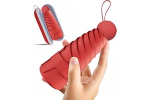 COPULAN Mini ombrello da viaggio compatto realizzato con materiali ecologici, Mini Piccolo Ombrello anti UV Tascabile da Viaggio da Sole Portatile Leggero Compatto, Impermeabile Ombrelli, regalo
