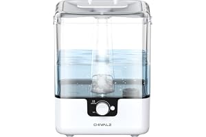 CHIVALZ 6 l luftfuktare växter, 26 dB tyst, 50 h luftfuktare för rum