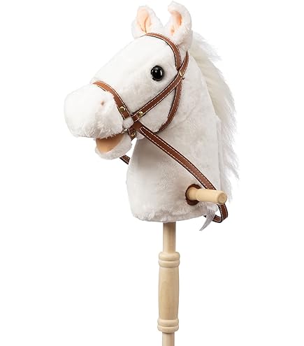 Bumbu Toys Wit Paard | Houten handgemaakt speelgoed Bumbu Toys Wit Paard | Houten handgemaakt speelgoed