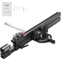Neoteck Tischsägen-Lehre – 0,75 Zoll Alu-Stange, Messuhr 0,01 Mm – Zum Ausrichten & Kalibrieren Von Säge, Band & Bohrmaschine