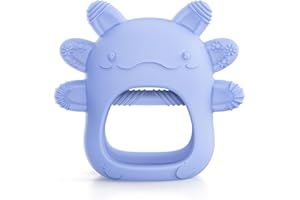 akolik Mordedor Bebe, Guantes Molares de Silicona para bebés, Juguete Agarrar, Accesorio de Enfermería la Dentición sin BPA para Bebés de más de 0 3 6 9 12 Meses