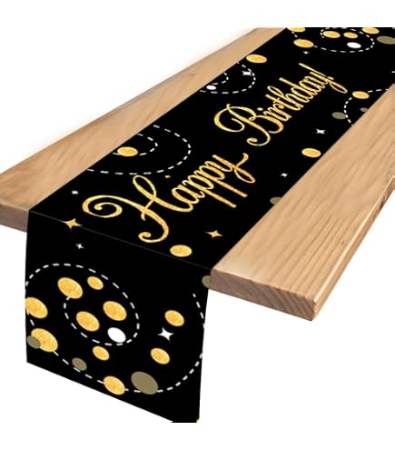 VEGCOO Geburtstagsservietten – 40 Stück, 33 X 33 Cm, Mit Happy Birthday-Motiv, Schwarz, Aus Umweltfreundlichem Papier