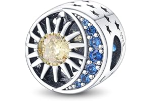 Hapour 925 Plata de Ley Encantos Mamá Dangle Charm for Charm Brazalete Corazón Amor Charm Abalorios Regalo para Mujeres Madre Abuela