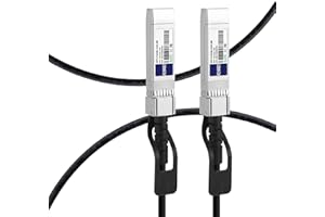 FLYPROFiber 0.5m/1.6ft SFP+ Cable, 10G DAC Cable, SFP to SFP Twinax Cable, Passive DAC Cable for Cisco SFP-H10GB-CU0.5M, Ubiquiti, Netgear, Mikrotik, Supermicro | Length Options: 0.5m-7m