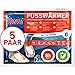 The HEAT company Fußwärmer Wärmekissen SELBSTKLEBEND auf Socken 8 Std. Wärmedauer 5 Paar