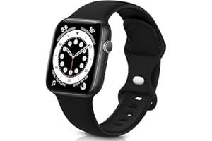 Sichy Pasek kompatybilny z zegarkiem Apple Watch 38 mm, 40 mm, 41 mm, 42 mm, 44 mm, 45 mm, miękki silikon, kompatybilny z iWatch Series 7,6, 5, 4, 3, 2, 1, SE