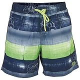 Material: 100% Polyester Chiemsee Herren Efisio Swimshorts, Block Green, XL