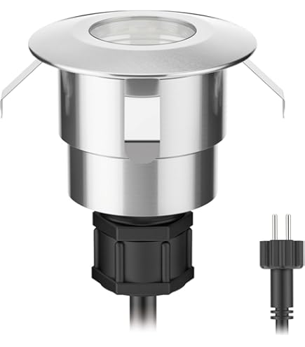LED grondinbouwlamp BINO voor buiten, antraciet, IP67, 32mm