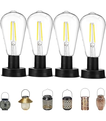 Ampoule Solaire , Diealles Shine Lot De 2 Lampe Solaire De Rechange Ampoule Solaire Exterieur