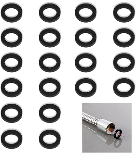70 Stks Doucheslang Rubberen Wasmachines 15/19/24/31Mm Platte Pakking