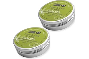 NOSEPRINT Organic 30ML 100% Natural Dog Nose & Paw Balm Paw Protector | Paw Balm For Dogs | Dog Paw Moisturiser Dog Paw Balm Moisturises And Conditions And Relieves Dry And Cracked Pads (30ML, 1)