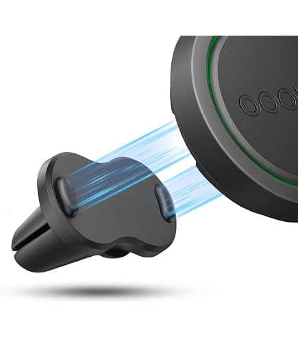 Support Magnétique Pour Grille D'aération De Voiture - Compatible OOONO CO-Driver NO2 - Fixation Solide Et Pratique