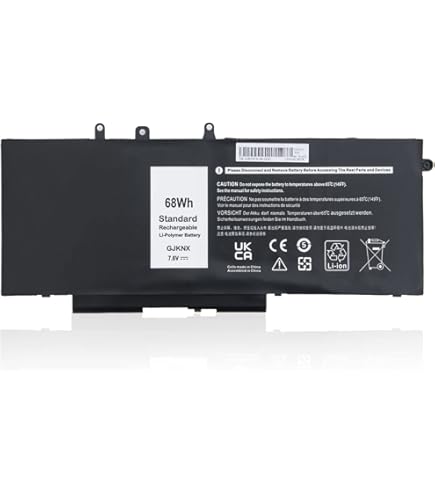 ASKC 68Wh 4-Cell GJKNX Laptop Battery Replacement for Dell