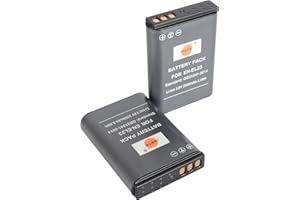 DSTE DE DSTE - Batteria di ricambio Compatibile per fotocamera digitale EN-EL23 e Coolpix P600, P610, P610s, P900, P900s, S810c, B700