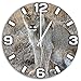 Produktbild Löwe, Design Wanduhr aus Alu Dibond zum Aufhängen, 30 cm Durchmesser, schmale Zeiger, schöne und moderne Wand Dekoration, mit qualitativem Quartz Uhrwerk