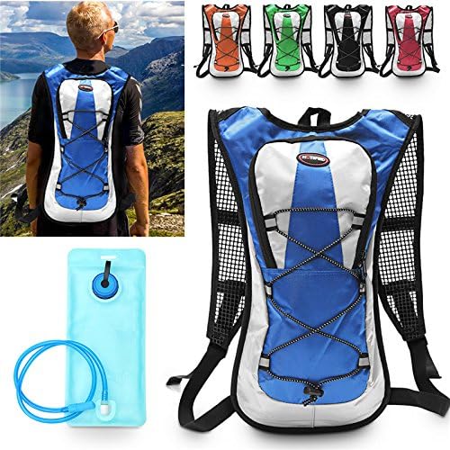 5L Polyester Backpack 2L Water Bladder Bag Hydration Pack for Outdoor Climbing Hiking Cycling \ Equipment Camper Travel Supplies Backpacking Outdoor Accessories Essentials Trek Gift Gear