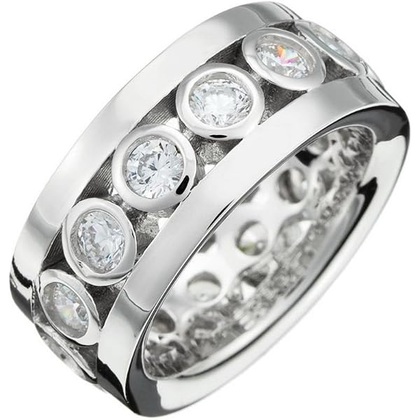 Esprit Damenring Ballroom Aus Sterling-Silber 925, Größe 58 (ca. 18,5) – Eleganter Ring In Light Purple