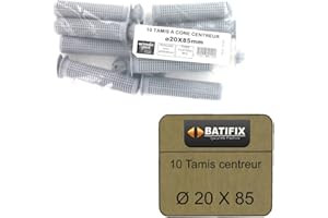 Pack de 10 Tamis à cone centreur BATIFIX diamètre 20 x 85mm