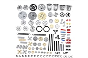 ASTEM Technic Parts Group EV3 Replacement Building Block Parts Les pièces mécaniques de Taille Normale comprennent Gear, AXLE, Tooth Gear.