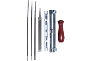 Mtanlo Kit Profesional de Afilado de Motosierra, Tamaño 5/32 ", 3/16", 7/32 ", Lima de Motosierra, para Husqvarna Stihl Poulan Pro Echo Homelite Jonsered Craftsman