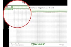 Tachodisc Vehicle Maintenance Chart