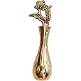 Mii Art Brass surmedani with 2 packed bareilly special surma use in eyes makeup(Color-golden)(Material-Brass)(size-10cm,medium) Pack of 1 pce..