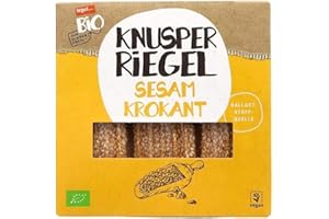 tegut… Bio zum kleinen Preis Knusperriegel Sesam, 75g