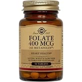 Solgar Folate (Metafolin&reg;) 400 mcg, 50 Tablet
