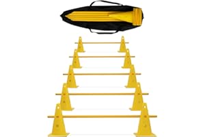 ‎SPORTIKEL24 SPORTIKEL24 5 x Parcours-Hürde – Kegel-Hindernis für Agility Training – Steckhürden für Hund, Sport, Pferd & Kind – 5er-Set