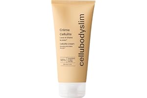 CELLUBODYSLIM Crème Anti-Cellulite Puissant Naturelle | Élimine Cellulite et la Peau d'Orange | Tonifie et Remodèle la Silhouette | Extrait de Lierre, Drainante et Lissante | Soin Quotidien Cellulite pour Corps |